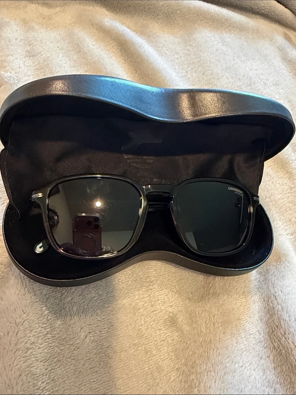 Carrera Black Sunglasses with Dark Lenses